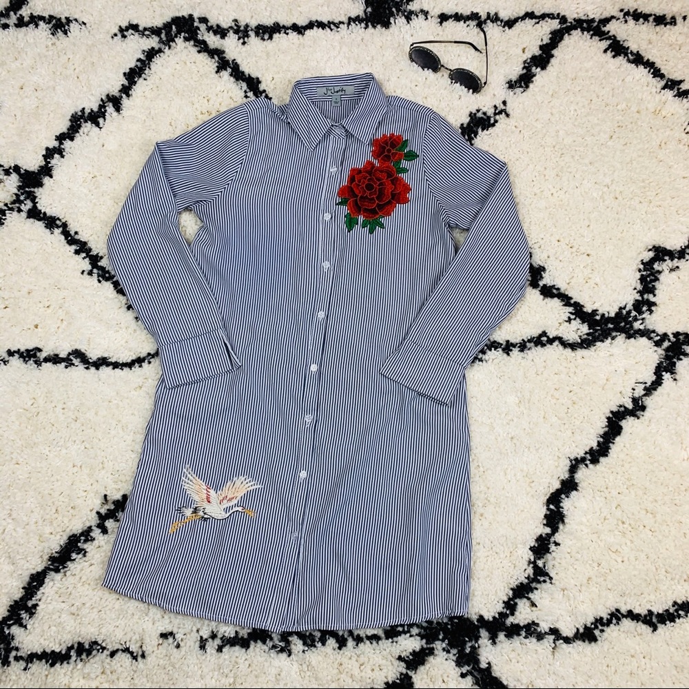 Women’s bird/flower vintage Embroidered